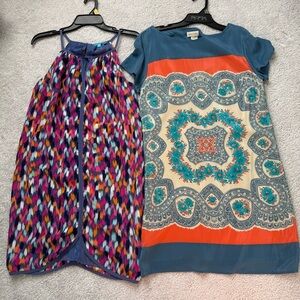 Set Meadow Rue Silk Dress and Tori Richard Silk Dress